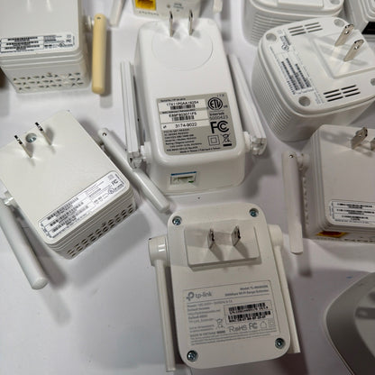 Mixed Lot Wi‑Fi Range Extenders Linksys Netgear TP‑Link Belkin Untested