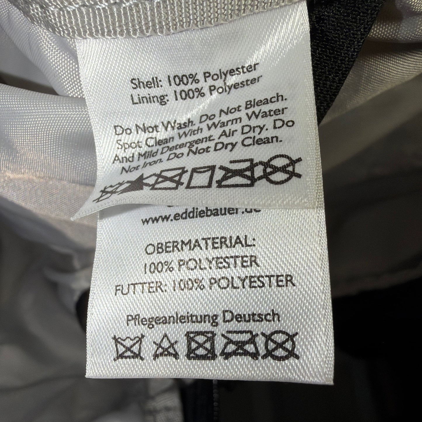 Eddie Bauer Stowaway 10L Packable Backpack Black/Gray