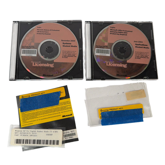 Microsoft Windows XP Professional SP2 Student Media E85-03210 + Office Pro/Ent