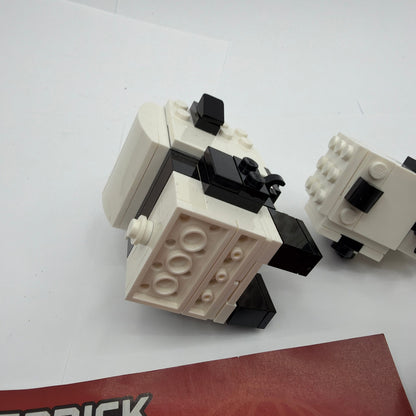 LEGO BrickHeadz 40466 Panda Incomplete Set With Instructions