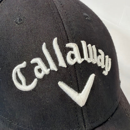 Callaway X Hot Odyssey Mesh Fitted Golf Cap Hat Black M/L