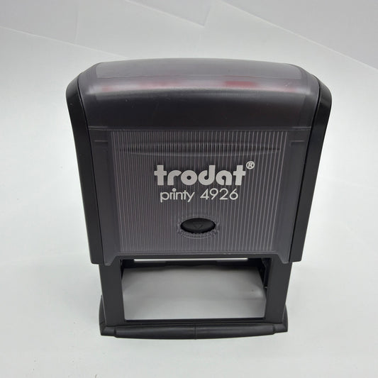 Trodat Printy 4926 Self-Inking This Side Up Stamp Red Ink