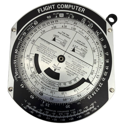 Jeppesen Sanderson Flight Computer Slide Graphic Computer With Case and Manual
