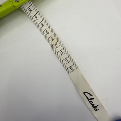 Clarks Children's Toddler Foot Gauge White Green Shoe Size Measuring Tool
