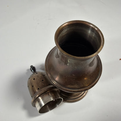 Vintage Sterling Silver Muffineer Sugar Shaker Marked M Sterling 857 5 in 56.6g