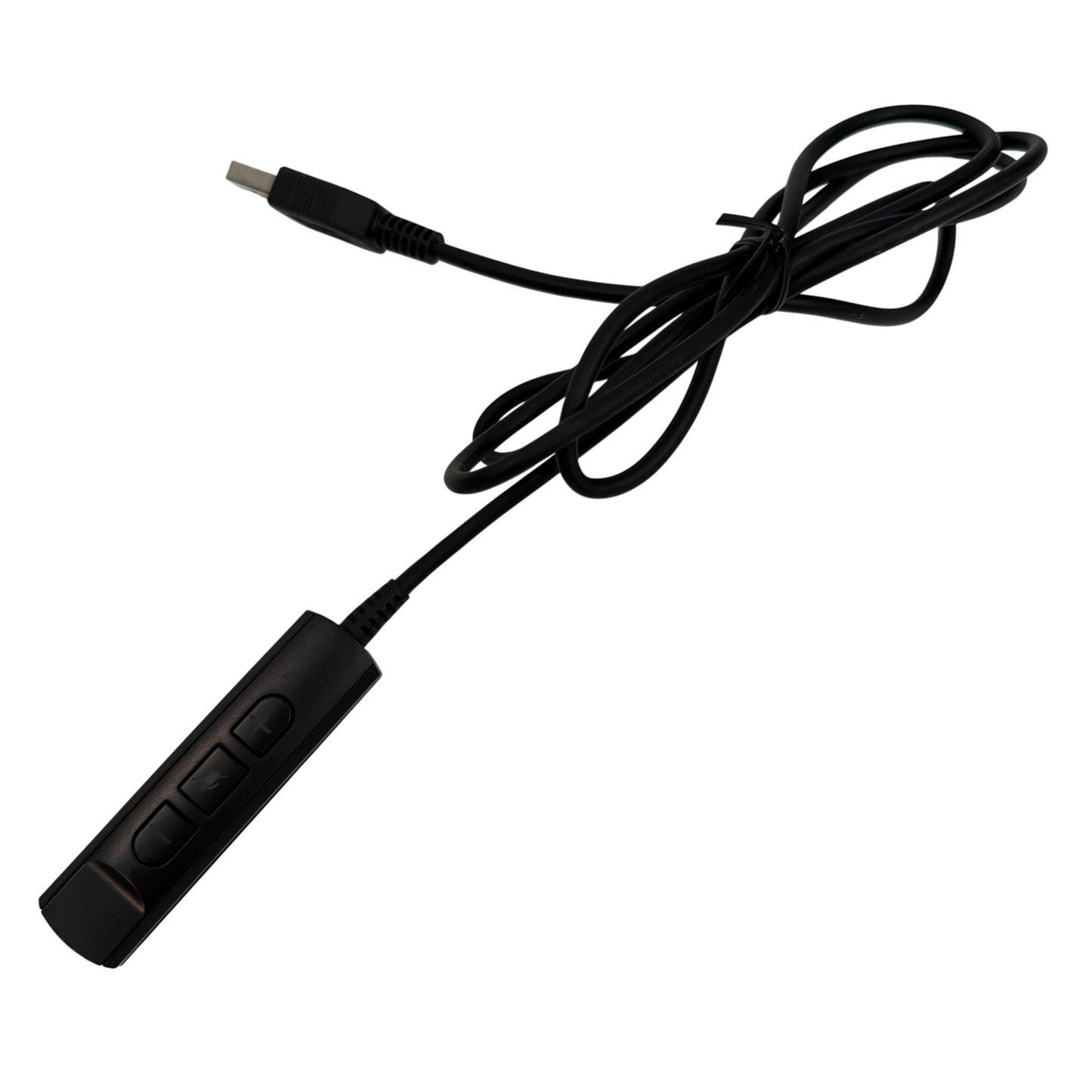 Mpow BH323A USB Inline Volume and Mute Control Cable Black