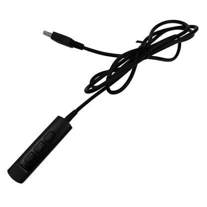 Mpow BH323A USB Inline Volume and Mute Control Cable Black
