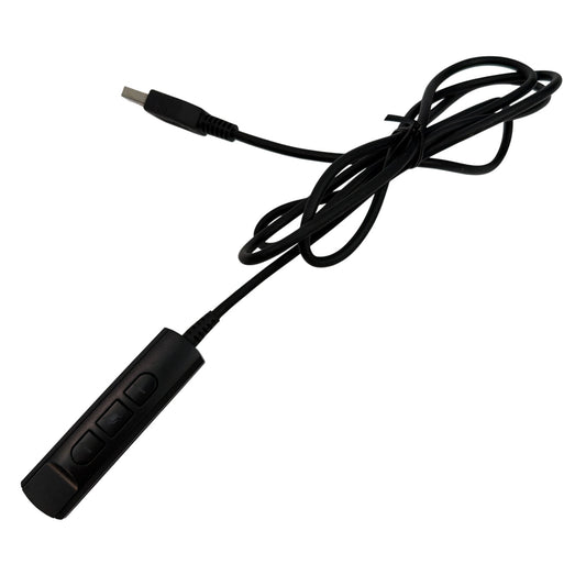 Mpow BH323A USB Inline Volume and Mute Control Cable Black