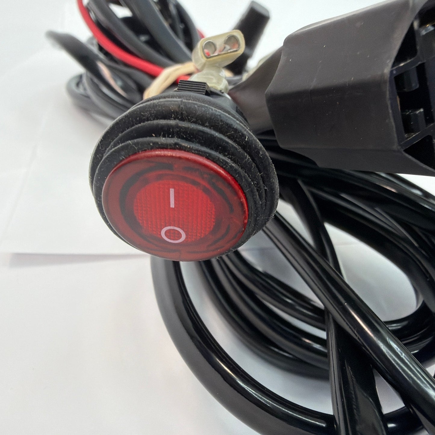 12V Auxiliary Light Wiring Harness with Rocker Switch
