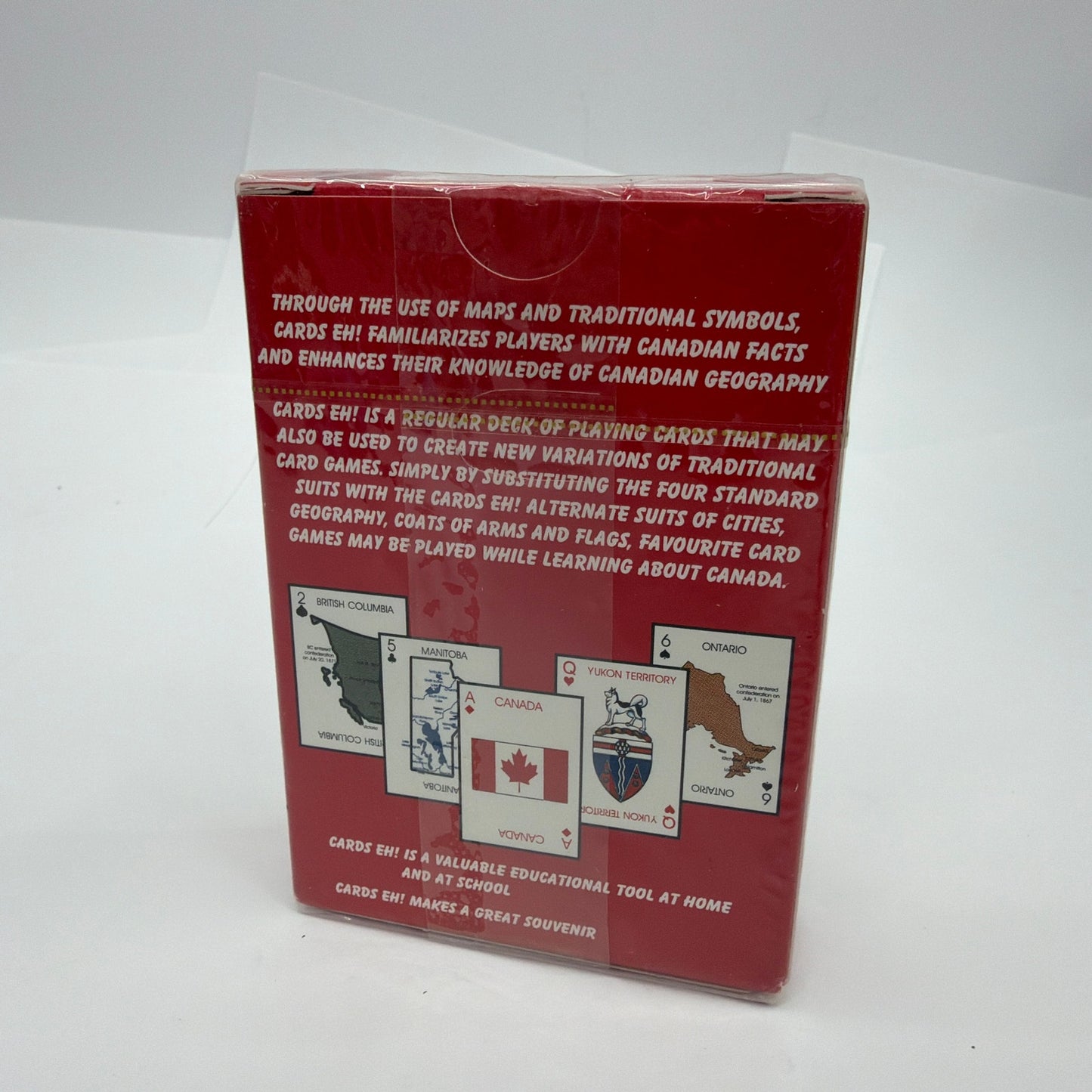 Cards Eh Canadian Playing Cards Sealed JK Productions 2002 54 Card Deck