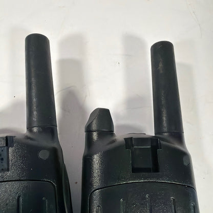 Cobra microTALK PR 4500 Two-Way Radios Walkie Talkies Pair Black Silver