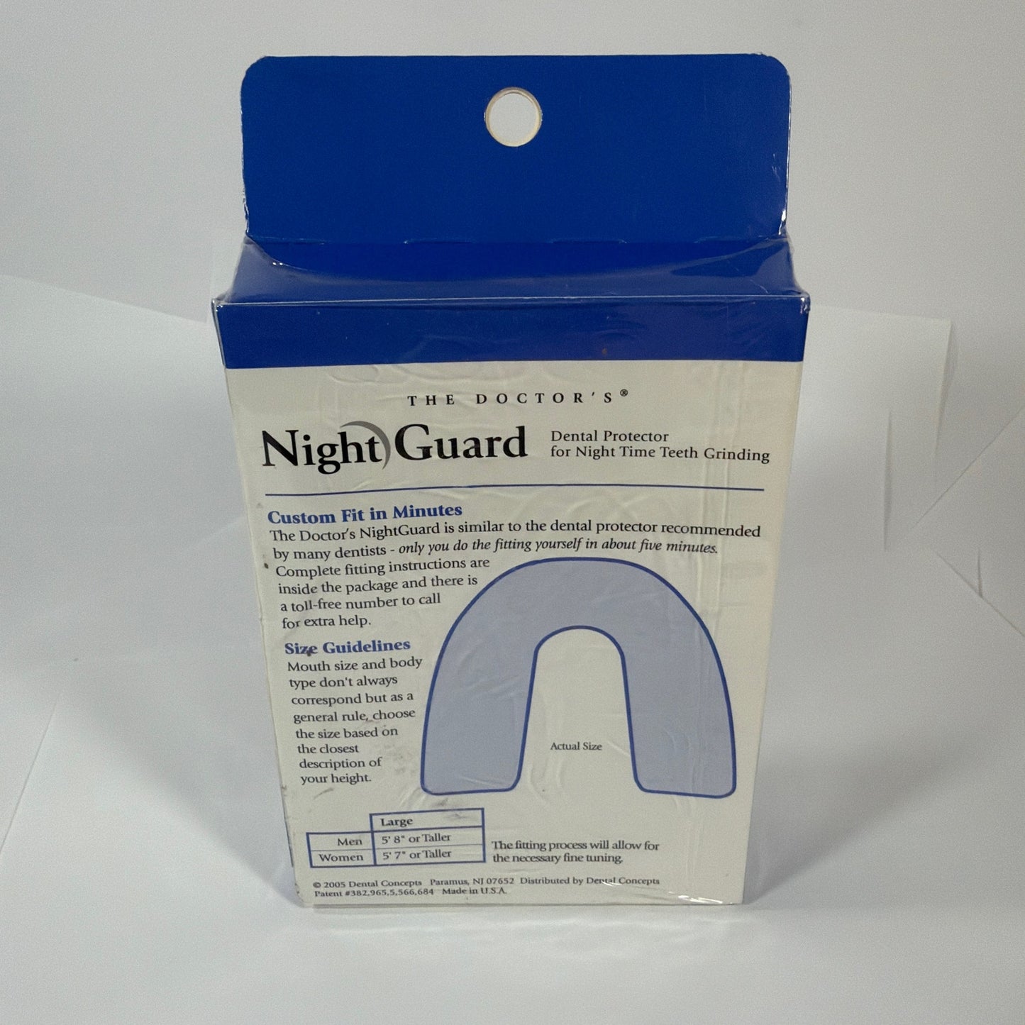 The Doctor’s NightGuard Dental Protector for Teeth Grinding Size Large Sealed