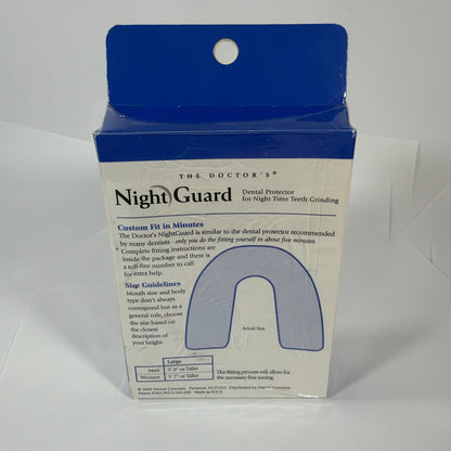 The Doctor’s NightGuard Dental Protector for Teeth Grinding Size Large Sealed