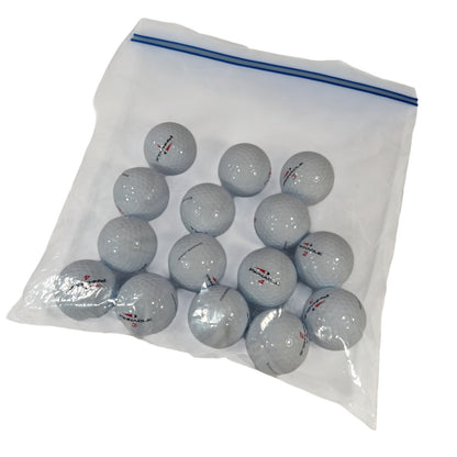 Lot of 15 Pinnacle Gold Distance Golf Balls White Excellent