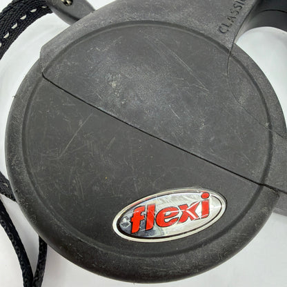 Flexi Classic 1 Retractable Dog Leash Black Up to 26 lb Made in Germany