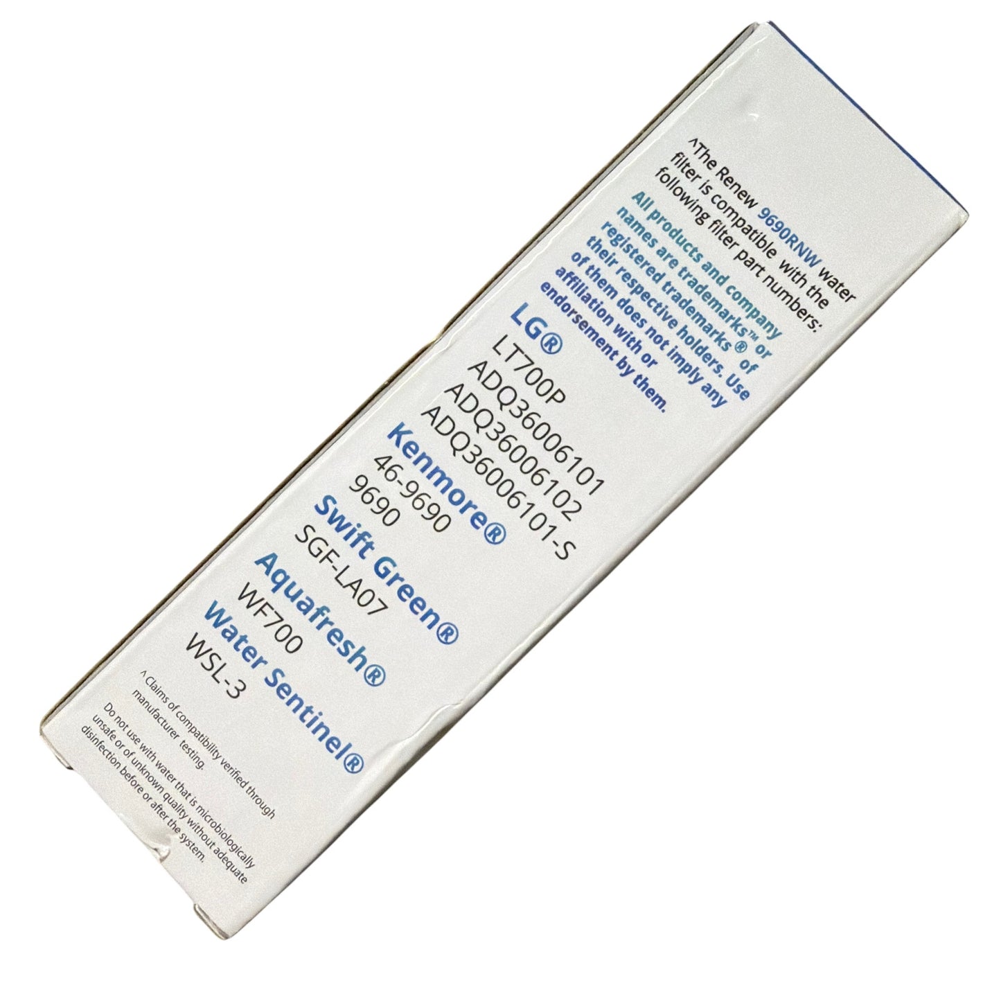 Renew 9690RNW Refrigerator Water Filter Compatible with LG LT700P / Kenmore