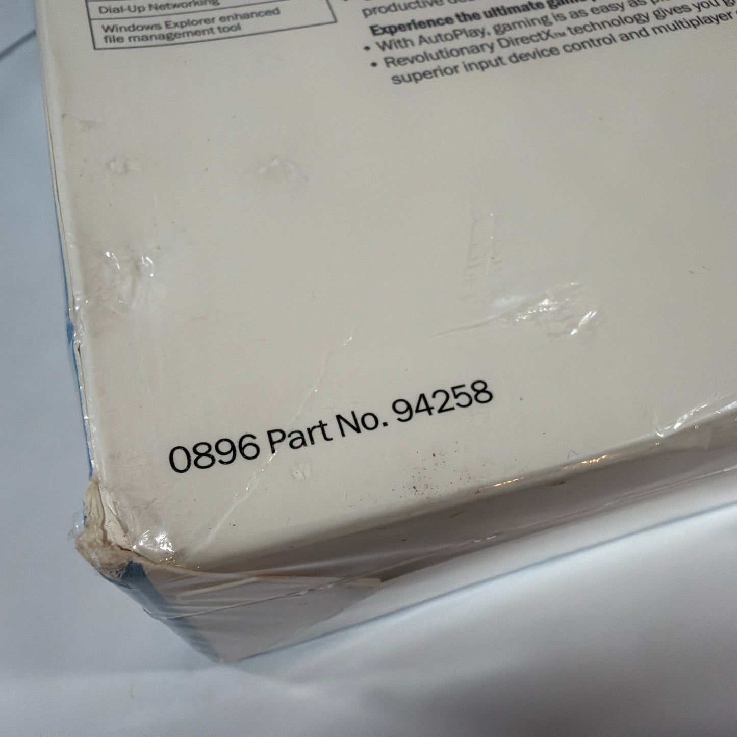 Microsoft Windows 95 Upgrade 3.5-Inch Floppy Big Box Sealed Part No. 94258