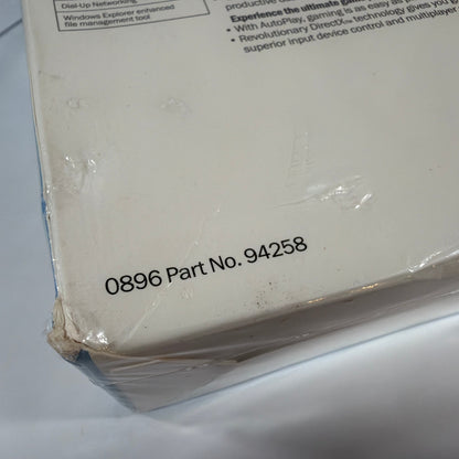 Microsoft Windows 95 Upgrade 3.5-Inch Floppy Big Box Sealed Part No. 94258