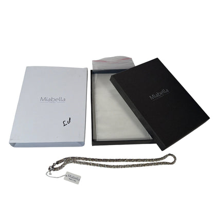 Miabella Italy 925 Sterling Silver Chain Necklace 20" 21g