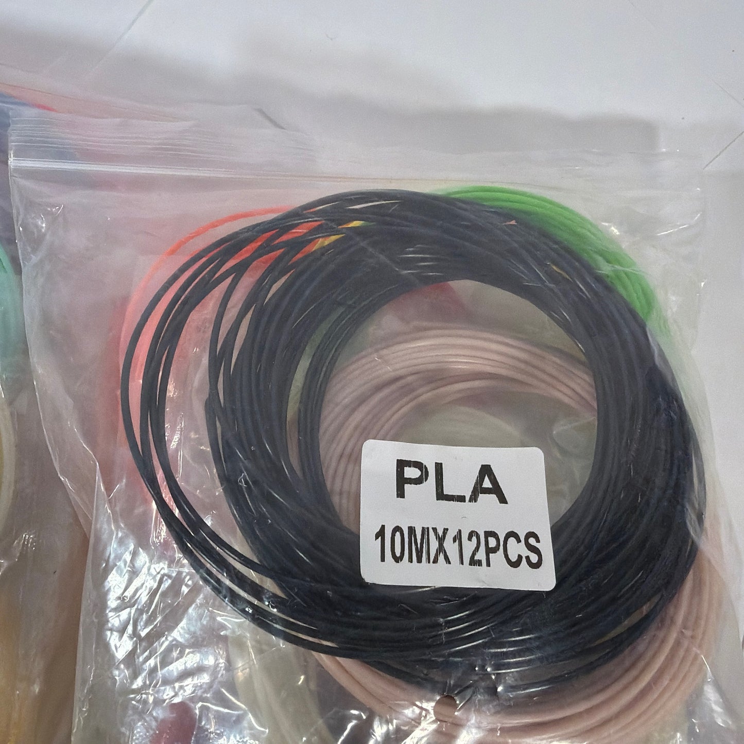 PLA 3D Pen Filament Refill Lot 10m x 12pcs 2 Bags Assorted Colors