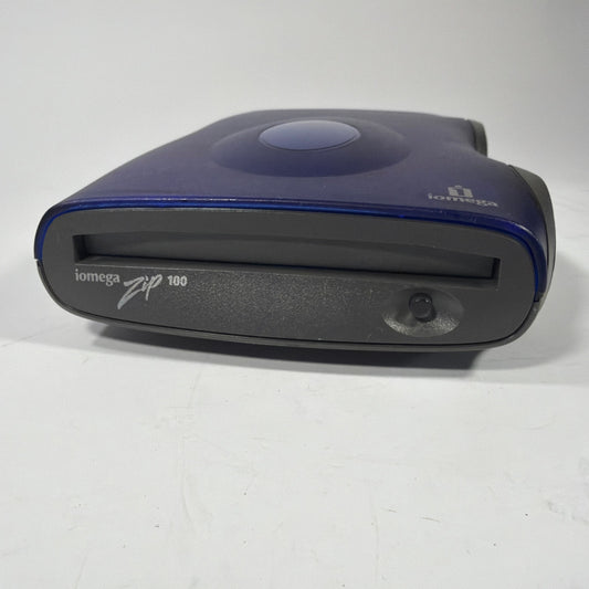 Iomega Zip 100 External USB Zip Drive Z100USBNC Blue For Parts Not Working