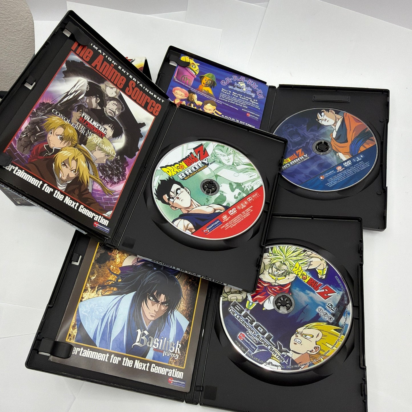 Dragon Ball Z Broly Triple Threat 3-Disc DVD Box Set FUNimation