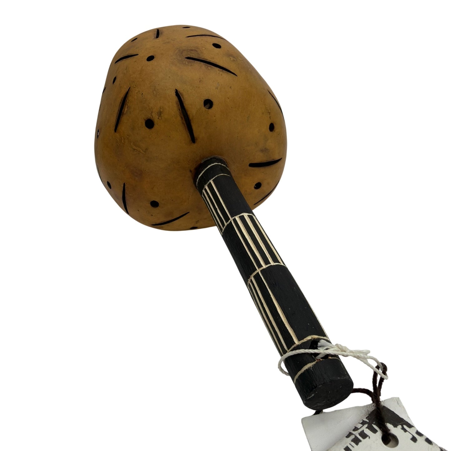 Azizi Life Handmade Rwanda Gourd Shaker Rattle Percussion Instrument