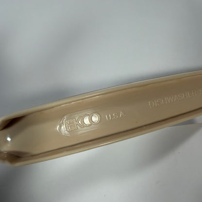 EKCO USA Tan Slotted Serving Spoon 11 Inch Dishwasher Safe