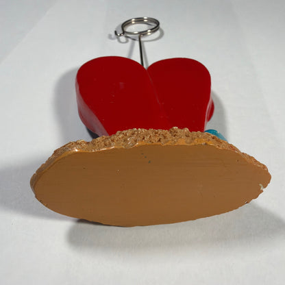 Beach Flip Flop Resin Photo/Memo Holder with Metal Clip 5.25in