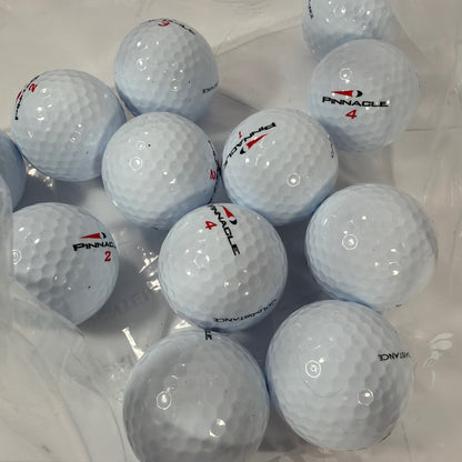 Lot of 15 Pinnacle Gold Distance Golf Balls White Excellent