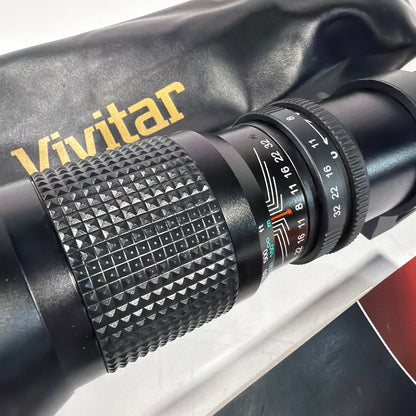 Vivitar Series 1 500mm f/8 Telephoto Lens T-Mount with T2-EOS Adapter