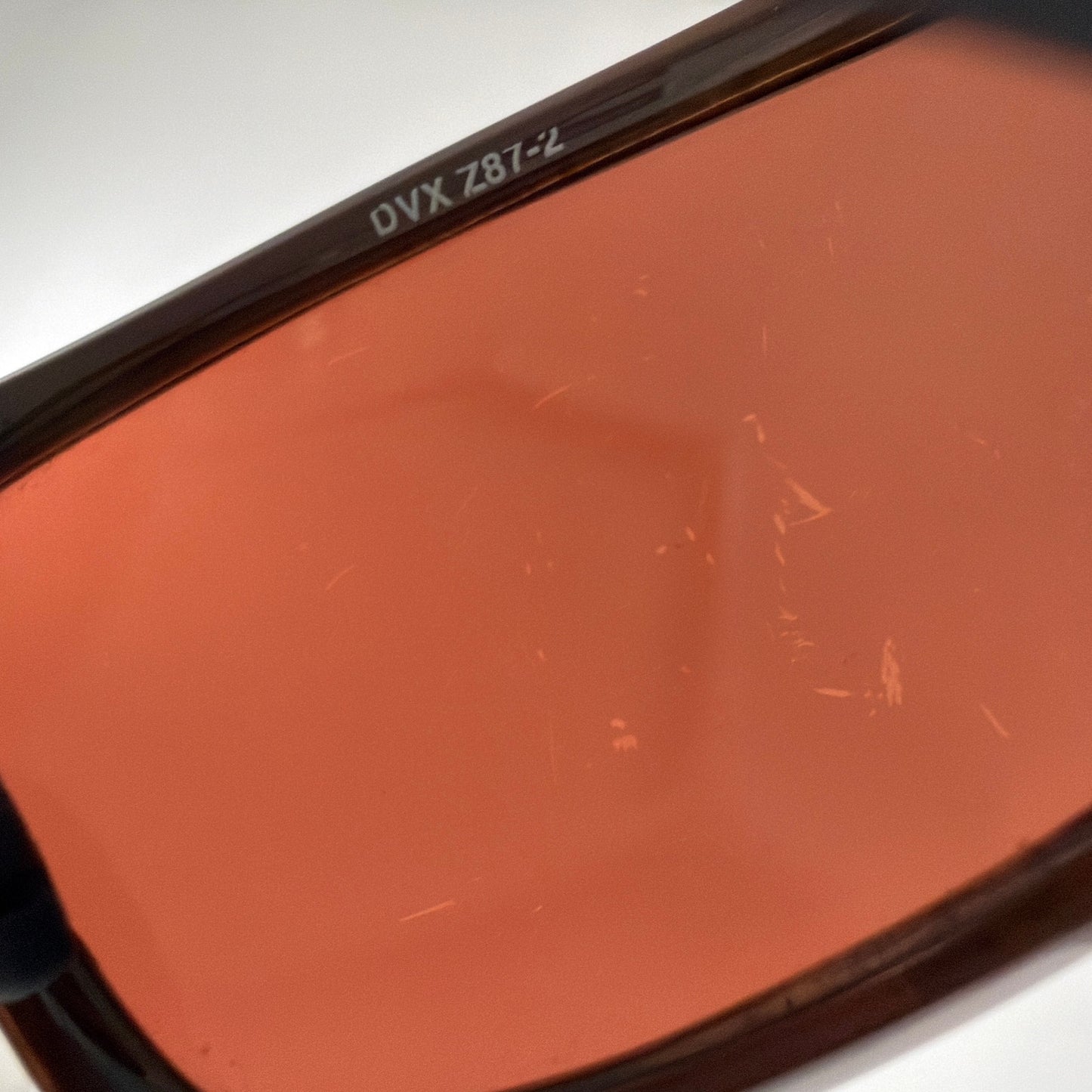DVX Space DVX Z87-2 Black Wrap Sunglasses Orange Lens