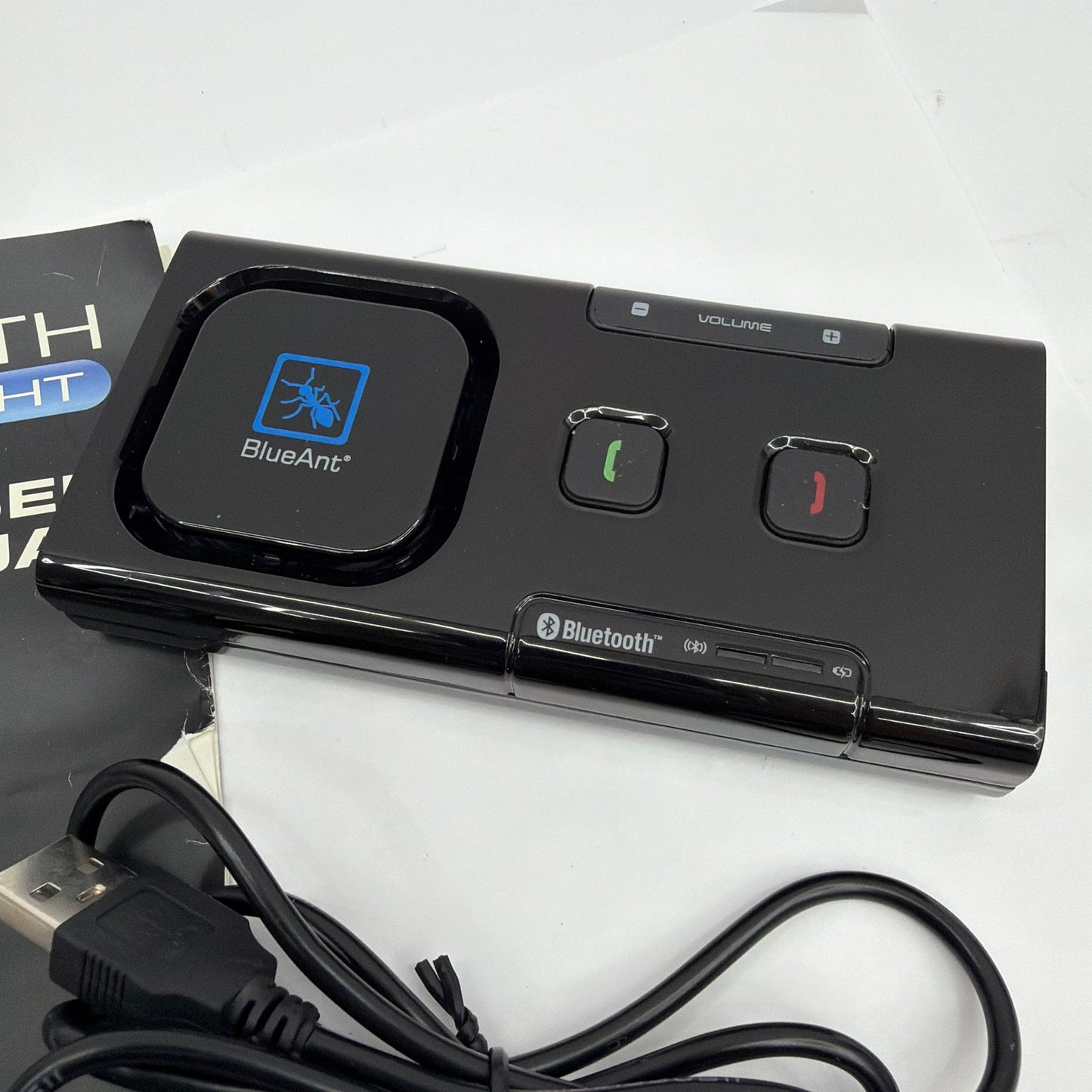 BlueAnt Supertooth Light Bluetooth Handsfree Car Speakerphone Kit Black