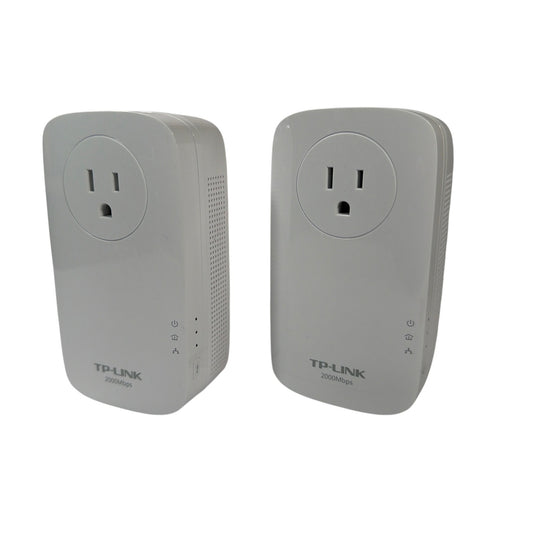 TP-Link TL-PA9020P AV2000 2-Port Gigabit Passthrough Powerline Adapters Pair