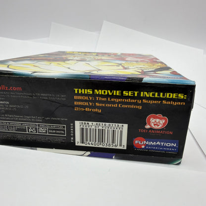 Dragon Ball Z Broly Triple Threat 3-Disc DVD Box Set FUNimation