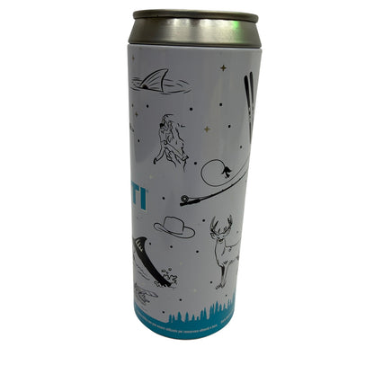 YETI Collector Can Style Storage Tin with Sticker and Registration Cards