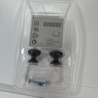 IKEA Fåglavik Black Knobs 302.225.56 Carina Bengs 2 Pack