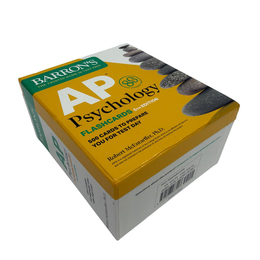 Barron’s AP Psychology Flashcards 5th Edition 500-Card Set with Sorting Ring
