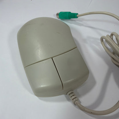 Dyna Point M2DE-42P PS/2 Wired Ball Mouse Beige Tested Working