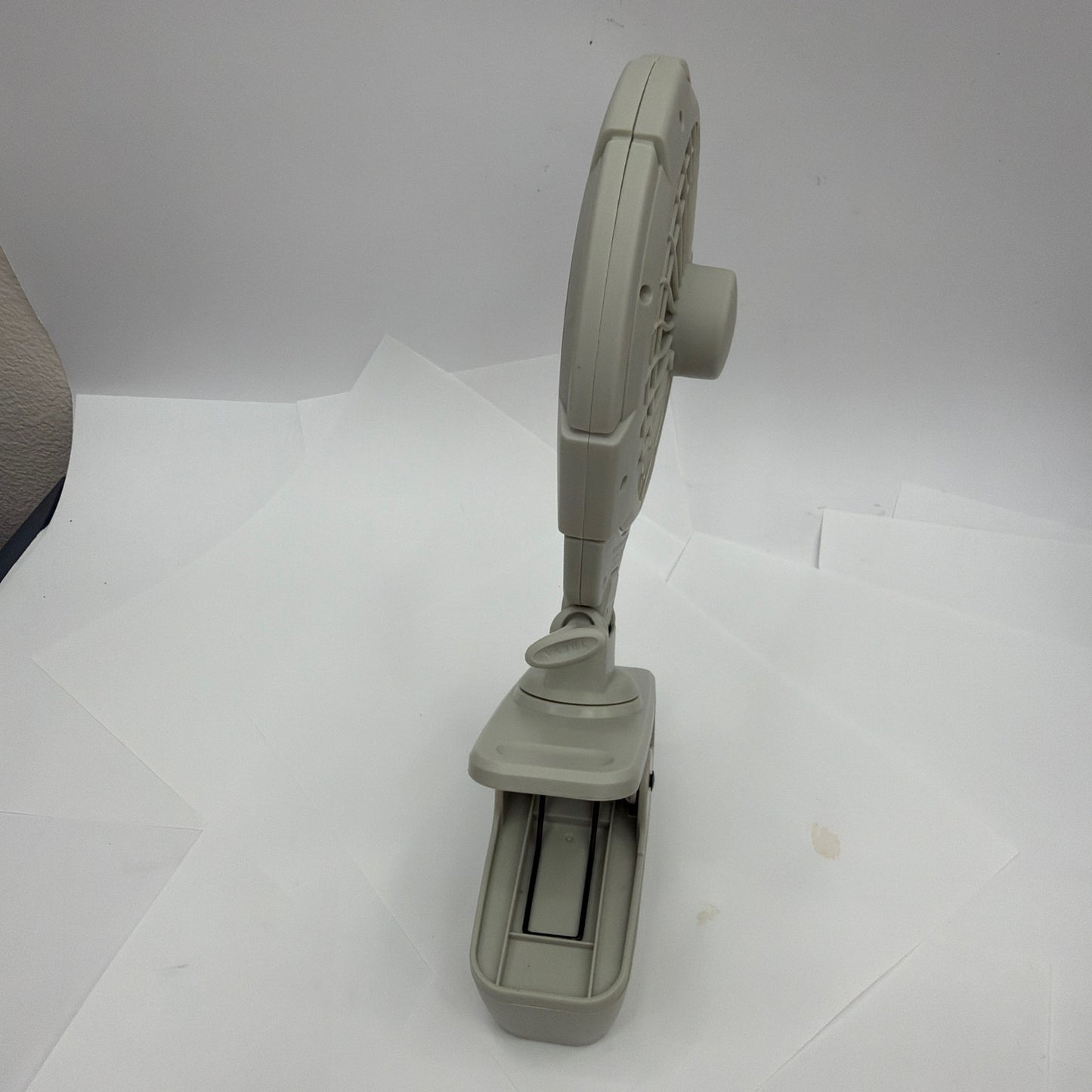 Treva FC05807 Battery Powered Clip-On Fan Gray Tested Working