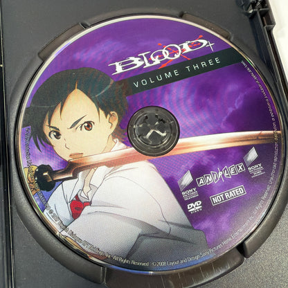 Blood+ Volume Three DVD 1-Disc Set Tested Working
