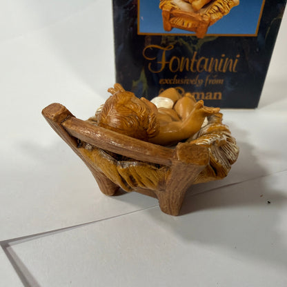 Fontanini Classic Baby Jesus With Manger 5 Inch Collection 72513 With Box