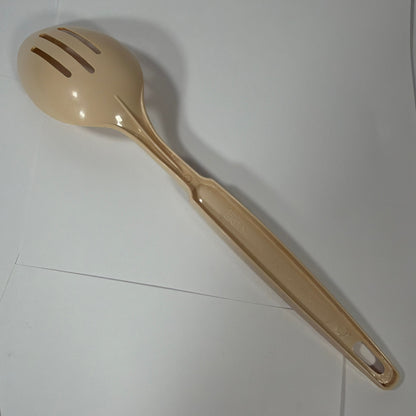 EKCO USA Tan Slotted Serving Spoon 11 Inch Dishwasher Safe