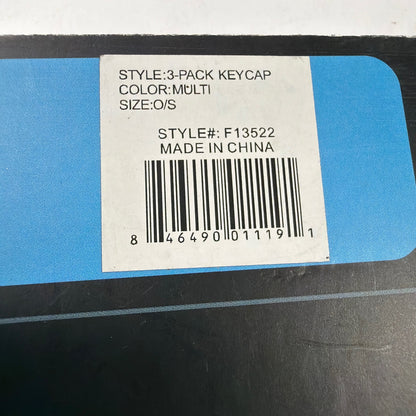 Neff Lock It Up Key Covers 3-Pack Keycap Set Style F13522 Multi Color