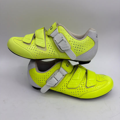 Giro Espada E70 Women’s Road Cycling Shoes Hi-Vis Yellow EU 39 US 7.5 No Cleats
