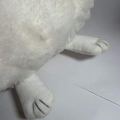 Amuse Maru-Moff Chinchilline Mochimaru White Chinchilla Plush 13.5 in