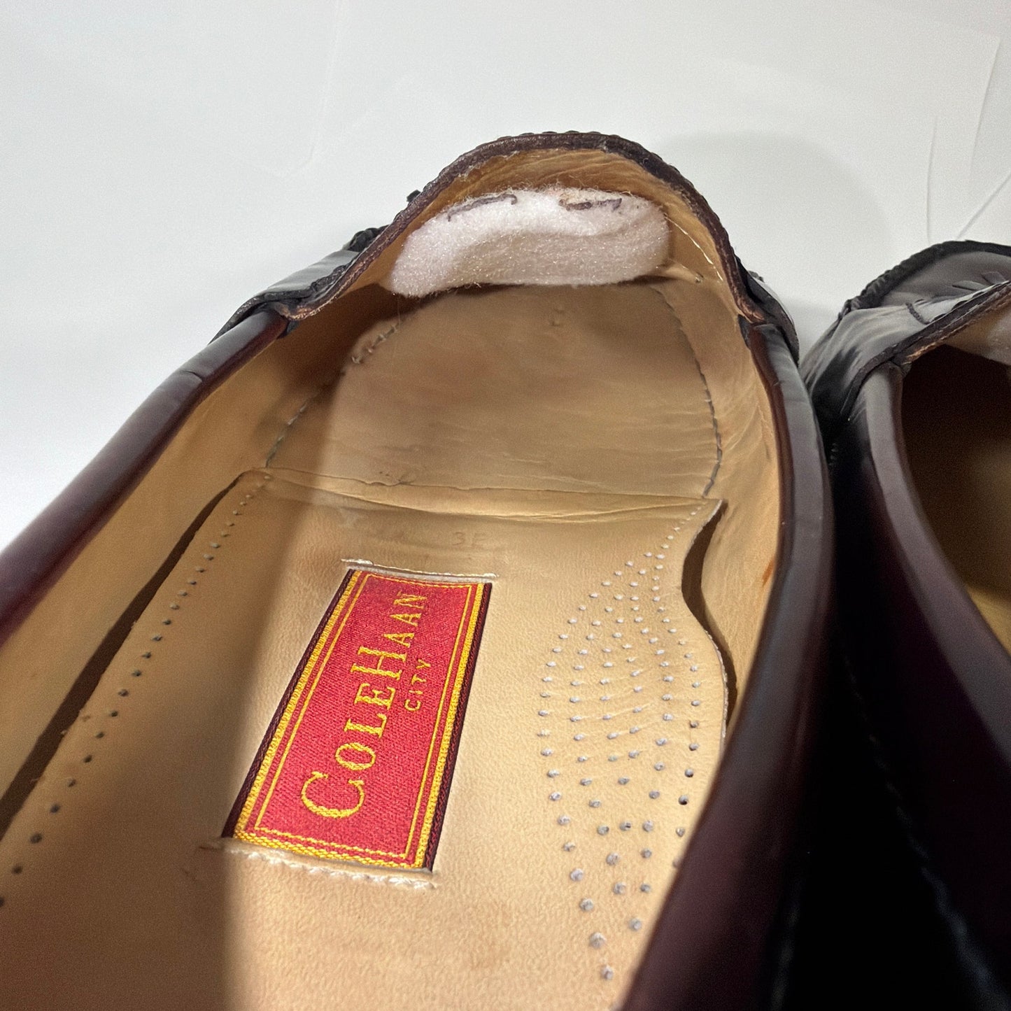 Cole Haan City Tassel Loafers Mens 11 3E Oxblood Leather Style 51150