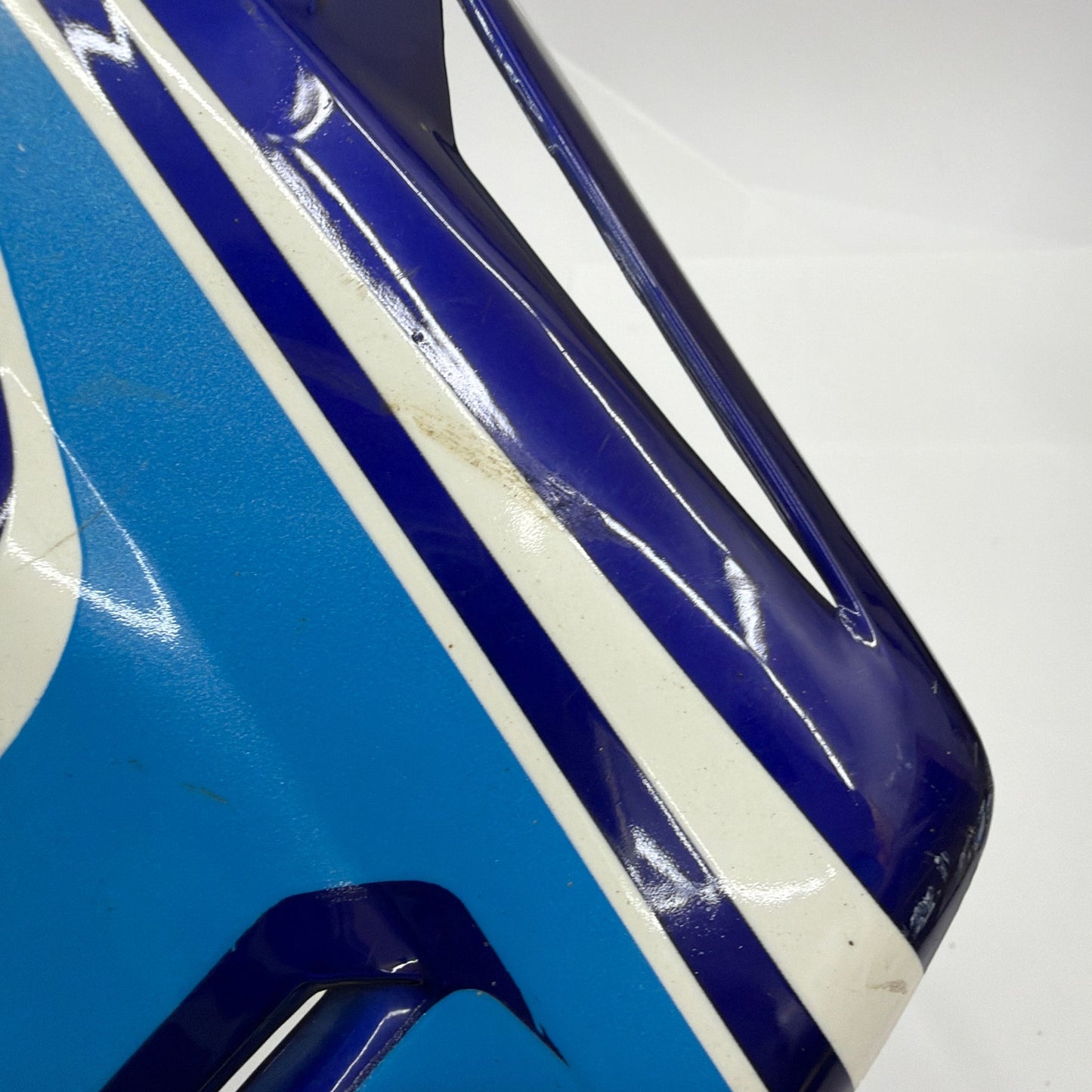 FLY Racing Venom D Helmet Visor Blue Size S Part 73-3437S