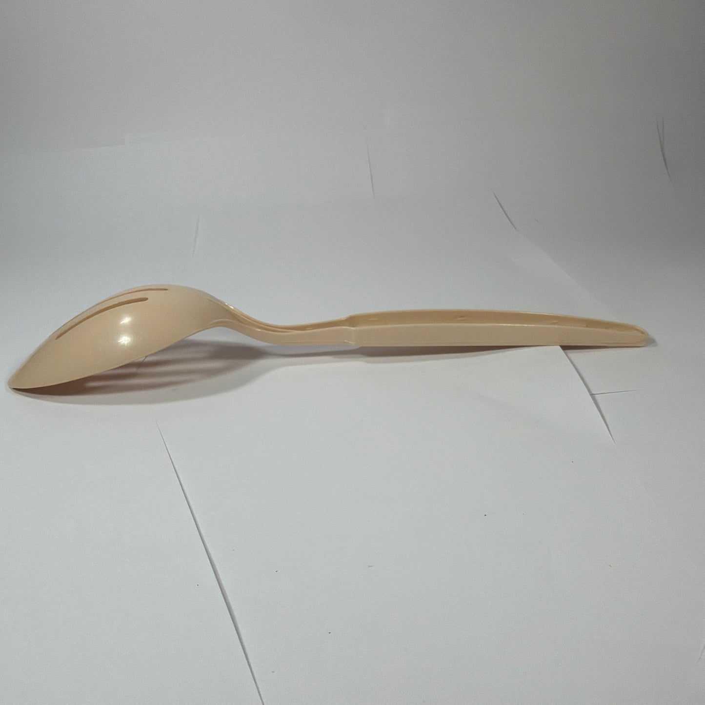 EKCO USA Tan Slotted Serving Spoon 11 Inch Dishwasher Safe