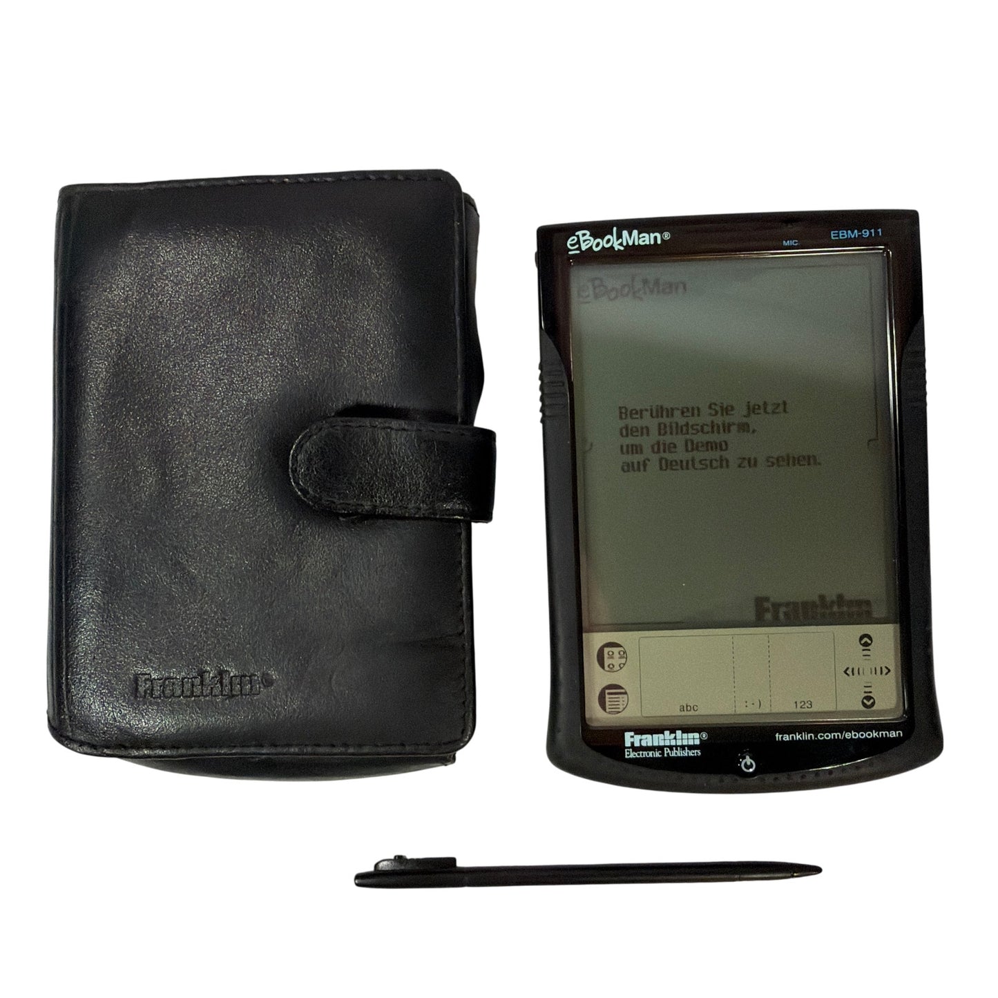 Franklin eBookMan EBM-911 Handheld eBook Reader PDA with Stylus and Franklin Fol